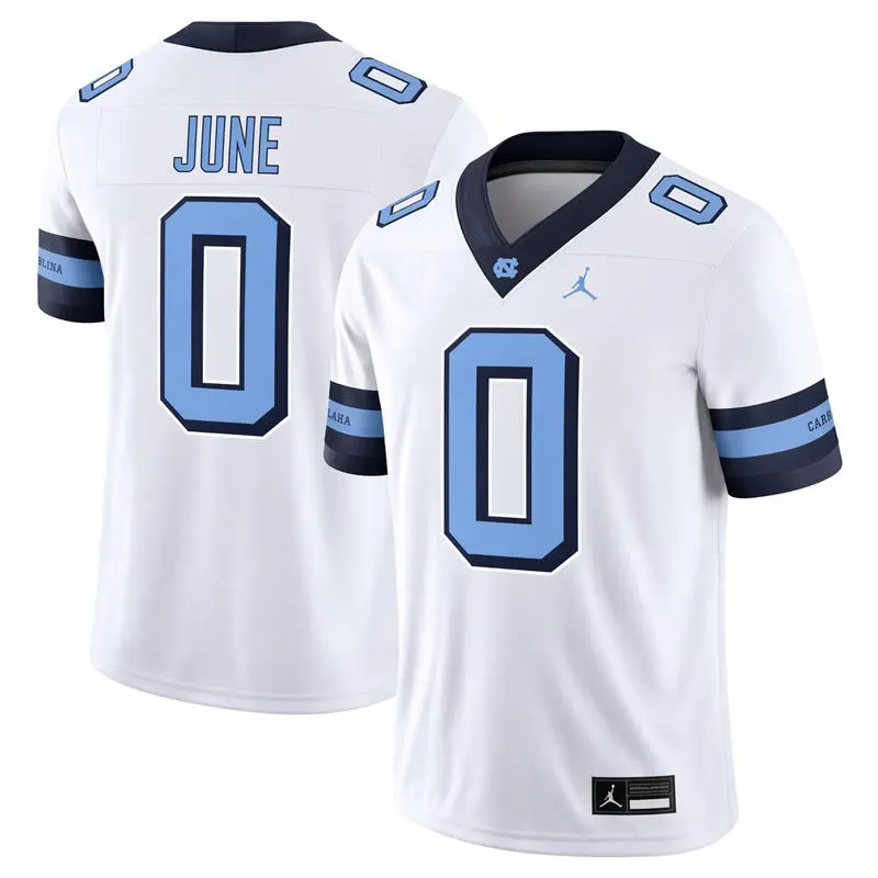 North Carolina Tar Heels #0 Demon June 2026  White Alternate Retro Limited Jersey