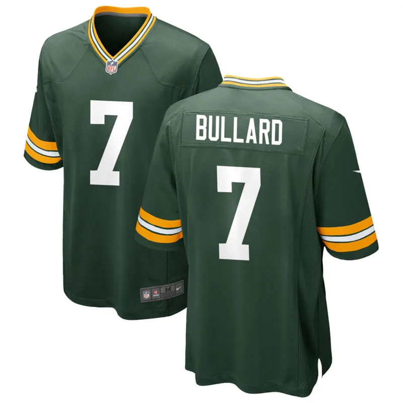 Mens Green Bay Packers #7 Javon Bullard Nike Green Vapor Limited Player Jersey