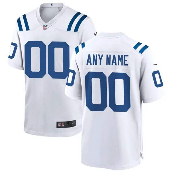 Indianapolis Colts Custom Nike White Vapor F.U.S.E. Limited Jersey