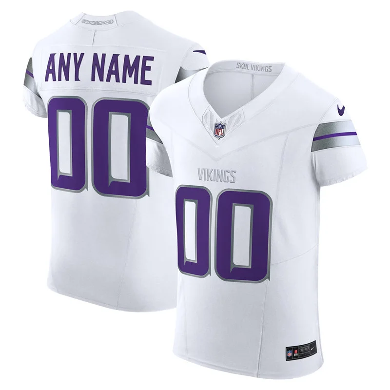 Minnesota Vikings Custom White Alternate Vapor F.U.S.E. Winter Warrior Limited Jersey