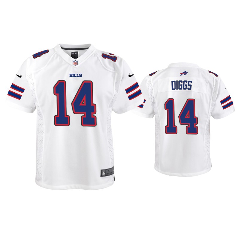 Youth Buffalo Bills #14 Stefon Diggs Nike White Jersey